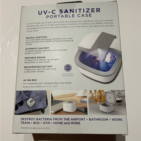 UV-C Sanitizer -Portable Case - Helps Fight COVID bacteria - Picture 2 of 5